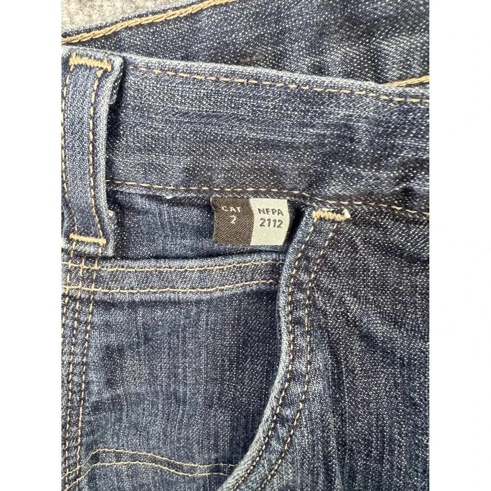 Carhartt Flame Resistant Carpenter Jeans Mens 38x30 Blue CAT2 290-83 Dark Wash